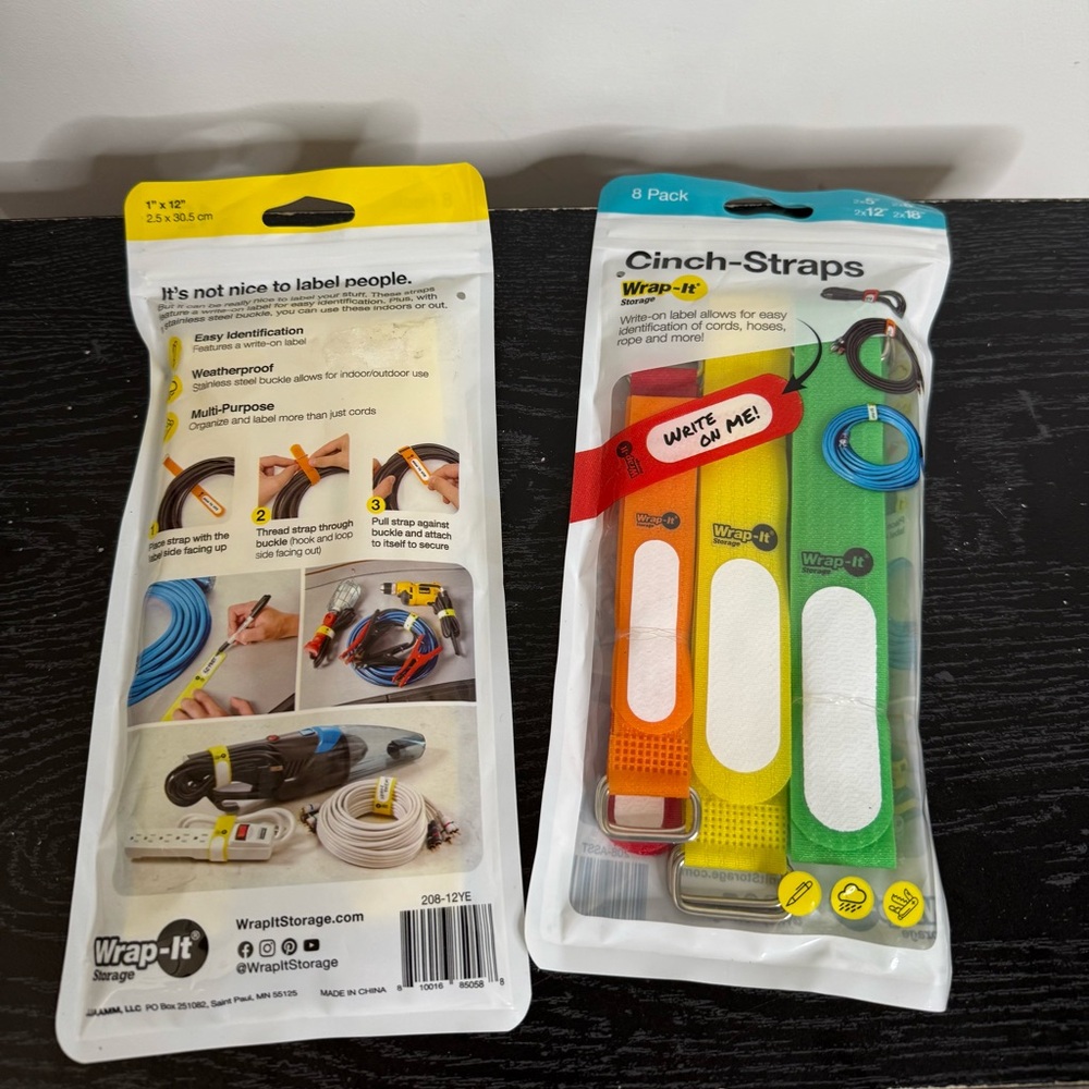 6 Cord organizers
